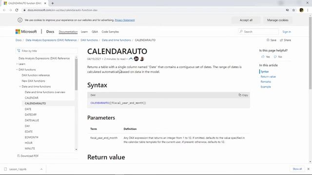 Power BI.DAX.CALENDARAUTO.Универсальная функция для создания связей и работы с датами (План-факт) смотреть онлайн