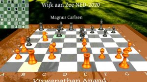 Viswanathan Anand  Magnus Carlsen   Wijk aan Zee NED 2020