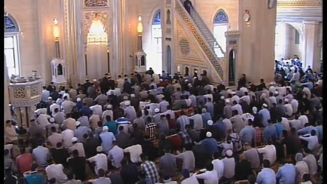 Проповедь в мечети "Сердце Чечни" (на чеченском) смотреть онлайн