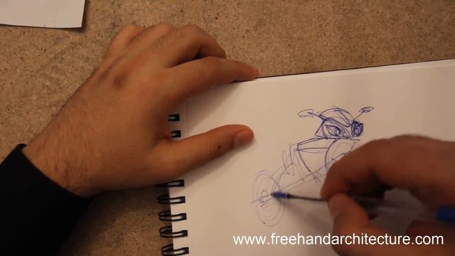 Motorcycle Drawing - How To Draw A Motorcycles As Entourage For Your Architectural Drawings смотреть онлайн