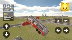Flying robot car saves the city - Flying firefighter truck transform robot games - Android Gameplay
