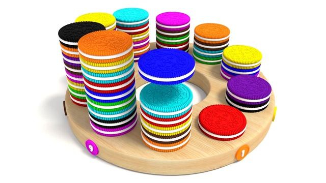 Учим Цифры с Цветными Печеньками Обучающие Видео Для Детей смотреть онлайн