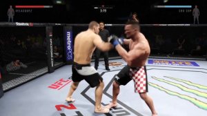 EA SPORTS™ UFC® 2 Микро Кро Коп Филипович vs Кейна Веласкеса . Сбежал из боя , видимо были дела :)