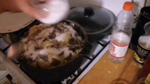 Солянка с опятами на зиму.