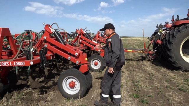 Настройка глубины посевного комплекса FEAT AGRO