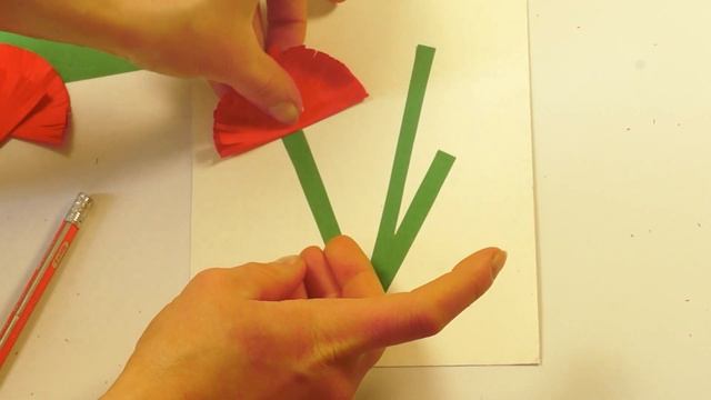 Гвоздика из бумаги / Поделки на 9 мая / PRO_Делки Ирины Лучаниновой