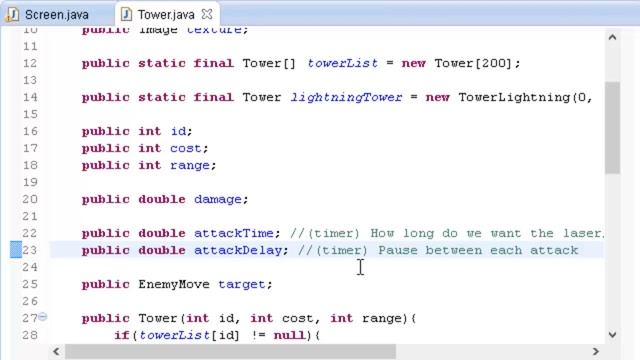 Let's Create a Game in Java: Tower Defense Episode 27 - TowerUpdate()! смотреть онлайн