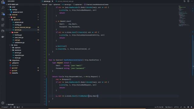 REST API на Golang (Часть 5): Регистрация и аутентификация