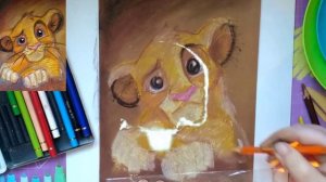 Как нарисовать Симбу