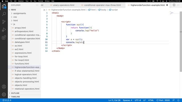 JavaScript Function Types