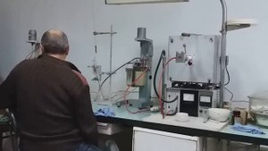 Подготовка навески и сжигание образца АН-7529 анализатор на углерод