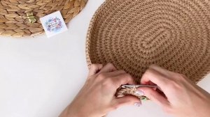 Лежанка для кошки из джута, для кота, для собаки, для питомца, корзина для питомца.