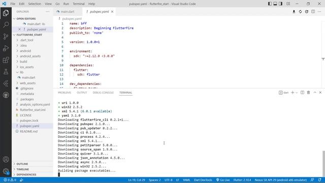 Beginning FlutterFire, Episode 3: Create a FlutterFire Project & Initialize Firebas