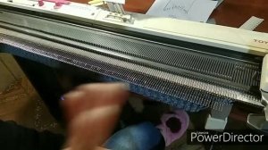Свитер оверсайз или Хейворд на вязальной машине Тойота KS858. Часть 2