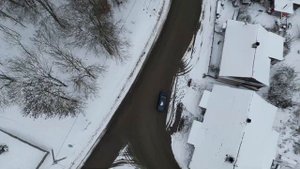 Поселок Свирь с высоты птичьего полёта