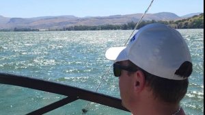 Кинерет, галилейское озеро, Израиль. Спортивные катера, водный моторный спорт