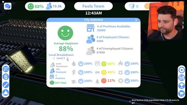Building The BIGGEST CITY Ever! In Mini Cities (Roblox) смотреть онлайн