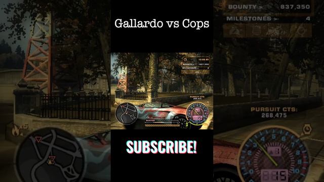 Almost got BUSTED....🔥x5 || NFS Most Wanted 2005 || NFS Mayhem #corvette #gallardo #nfsmw #racing