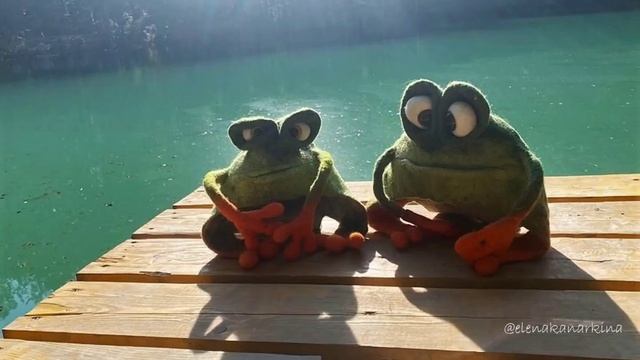 МК по валянию Жабко-шапки. смотреть онлайн