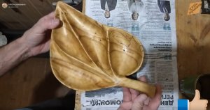 Преображение дерева. Как проявляется текстура. Покрываем маслом резную менажницу