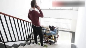 Лестничный подъемник для инвалидной коляски электрический 11-С