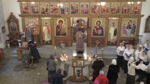 Сводный любительский хор Восточного Викариатства г.Москвы. Видеозапись Богослужения.