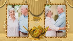 С Золотой свадьбой!