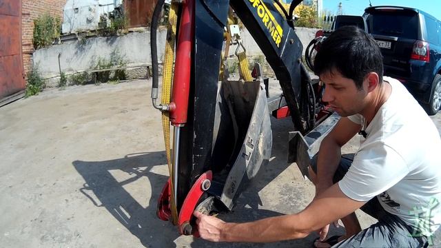 Технический обзор мини Экскаватора LANDFORMER (часть 1) смотреть онлайн