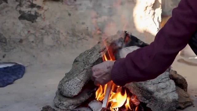 11. Афганистан СЕГОДНЯ.  Сельская жизнь в горах. Приготовление хлеба на костре. 3.01.202