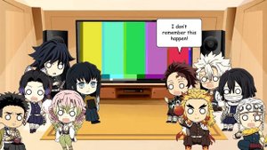 Hashiras React to Giyu x Shinobu (GiyuShino) Ship Fighting Animation - Demon Slayer