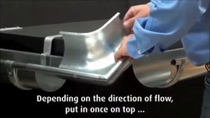 Zambelli #2: Установка угла желоба | Инструкции по монтажу водосточных систем