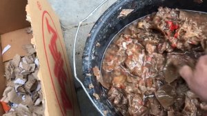 Стена под камень из яичных лотков и картона. Как делаю состав? Пропорции.