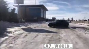 Дрифт на новой BMW 7 G11