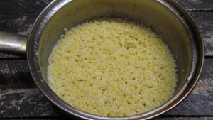 Свекольные котлеты с пшеном