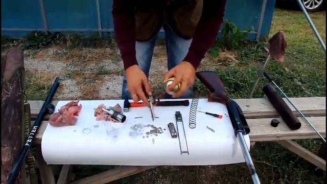 Полная чистка  охотничьего ружья Мр -155 смотреть онлайн