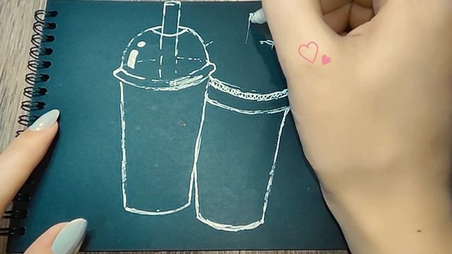 Как нарисовать Бабл Ти просто? Рисуем кавайный бабл чай смотреть онлайн