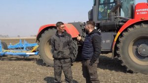 Культиватор секционный универсальный АЛТАЙ КСУ-15 в работе