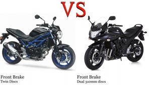 Suzuki SV 650 vs Suzuki Bandit 650 S Test specification comparison