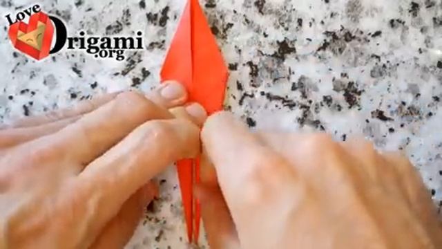 Origami Dragon - slow, step by step tutorial смотреть онлайн
