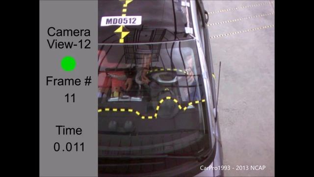 2013-2016 Smart ForTwo Electric Drive NHTSA Full-Overlap Frontal Crash Test смотреть онлайн