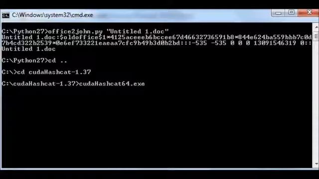 Recovering MS Office Password with Nvidia Video Card - Brute Force Method смотреть онлайн