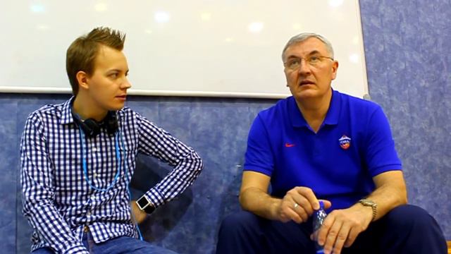 #БолеемЗа Главный тренер ЦСКА Йонас Казлаускас