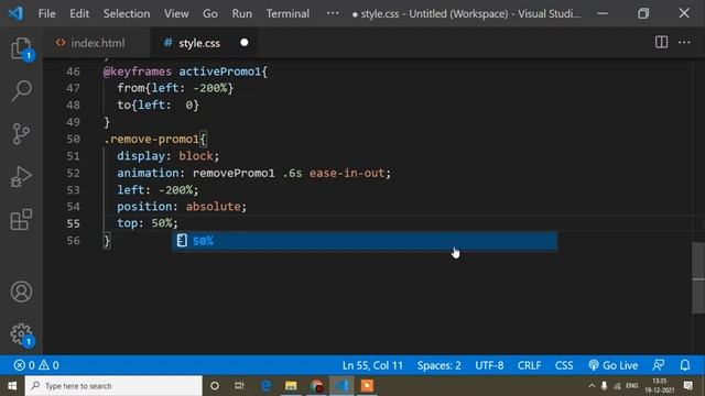 How To Make Promo Slider In Javascript || Slider || Custom Javascript Slider || Javascript Tutorial
