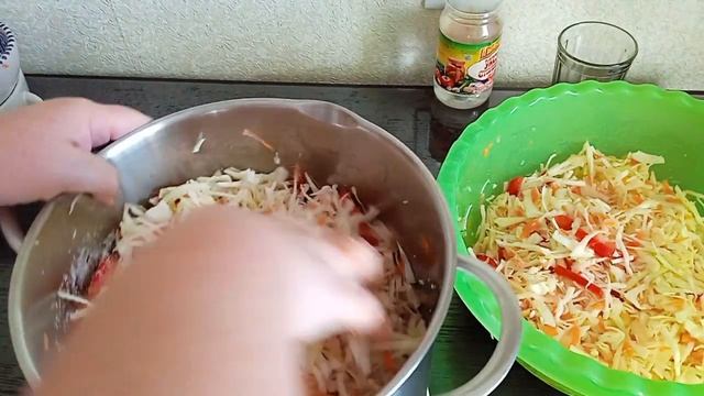 Маринованная капуста с перцем смотреть онлайн