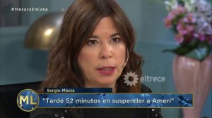 Juana Viale se dio el gusto y le dijo a Sergio Massa: "Lo de Ameri fue una vergüenza nacional"