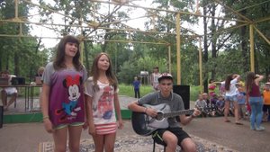 Шоу талантов. Песня под гитару. Лагерь "Орлёнок"