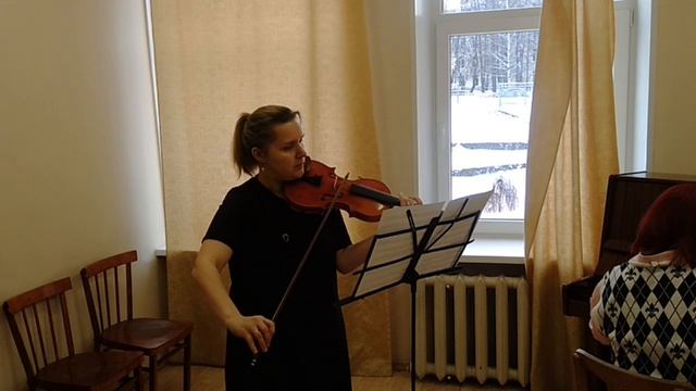 Анна Владимировна Чистякова.  Р. Валентини. Соната ля минор, Адажио и Куранта.