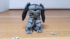 Transformers.Трансформер Мегатрон из пластилина