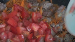 Овощное рагу с мясом