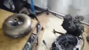 Замена сальника коробки автомат на Тойота Калдина.